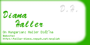 diana haller business card